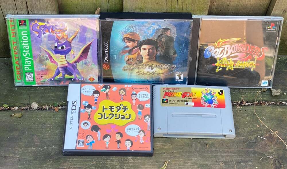 Video Game Lot - Spyro PS1, DS, NAMCOT, Shenmue (Sega Dreamcast, 2000) READ DISC